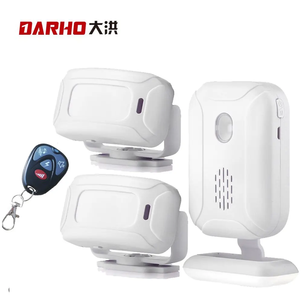 Online Darho 36 tonos de llamada tienda hogar seguridad bienvenida timbre inalámbrico infrarrojo IR Sensor de movimiento alarma entrada timbre Sensor