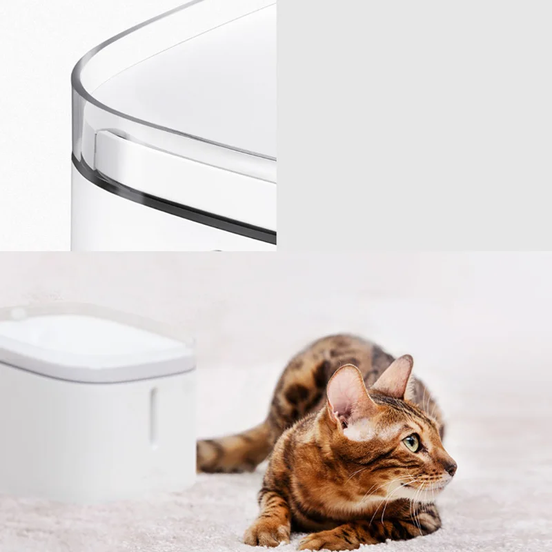 Xiaomi Mijia котенок, щенок, домашнее животное диспенсер для воды кошка живой фонтан 2Л Электрический фонтан Автоматическая умная собака поилка
