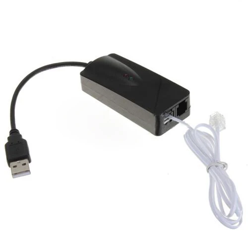 Yoc-5 * 2 Порты USB внешний диск данных факс-модем V.90/92 для Win7 32 64 бит