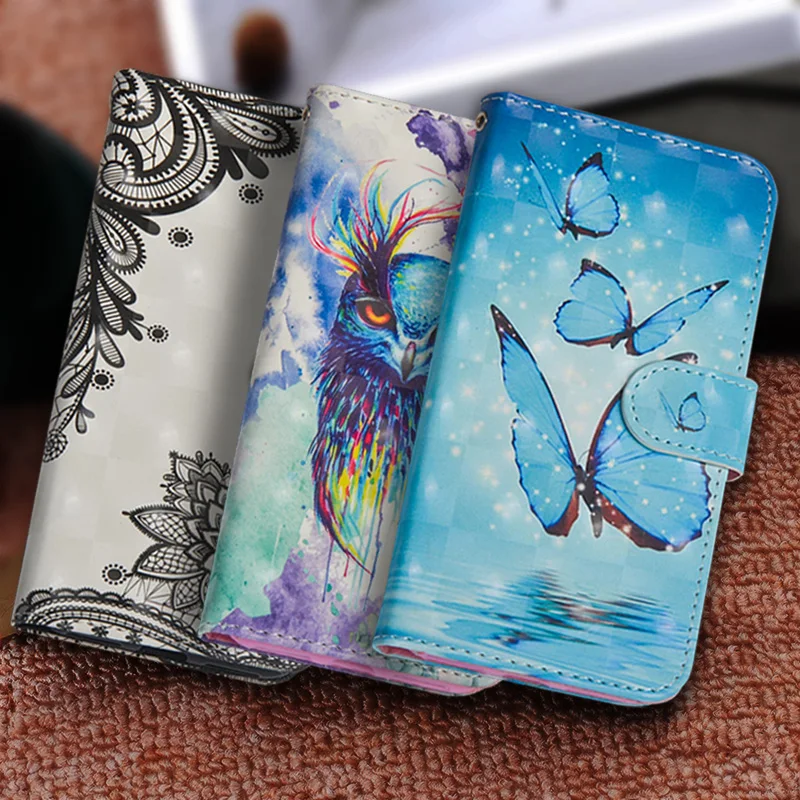 

Luxury Painting Flip Phone Case For Alcatel U5 3G Leather + Silicon Wallet Cover sFor Alcatel U5 3G 4047D 4047 4047Y Case Coque<