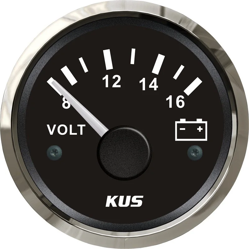 

NEW 1pc voltage meters,voltmeters 12v / 8-16v fit for boat,auto tuning