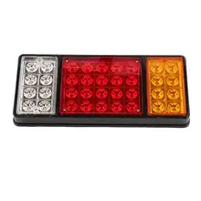 1 pair 12V 36 LED Rear Truck Auto Car Van Lamp Tail Light Trailer Stop Indicator Lamp
