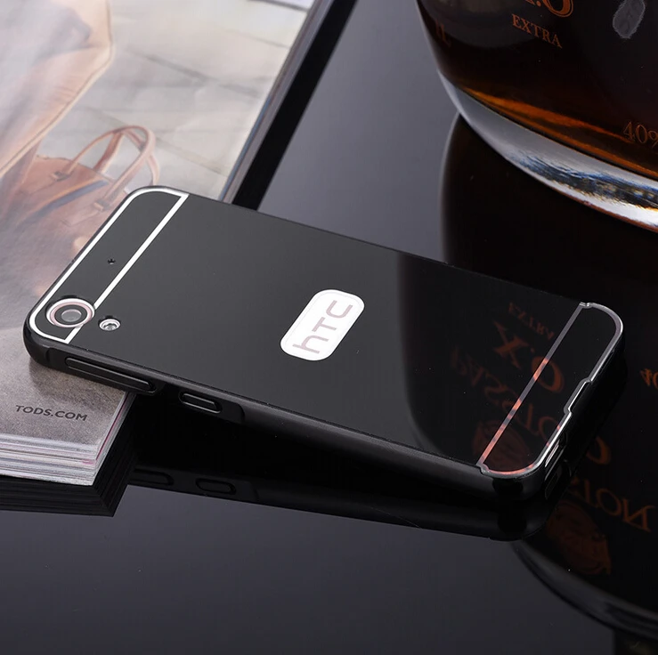Для htc Desire 820 816 820 626 826 htc один M8 M9 M10 чехол золото Цвет металлический зеркальный чехол-бампер чехол на заднюю часть, роскошный чехол-сумка для телефона чехол s