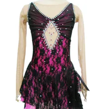 Конкурс Фигурное катание на коньках Платья для женщин для Для женщин с спандекс изящные бренд соревнования по фигурному катанию платье dr2584