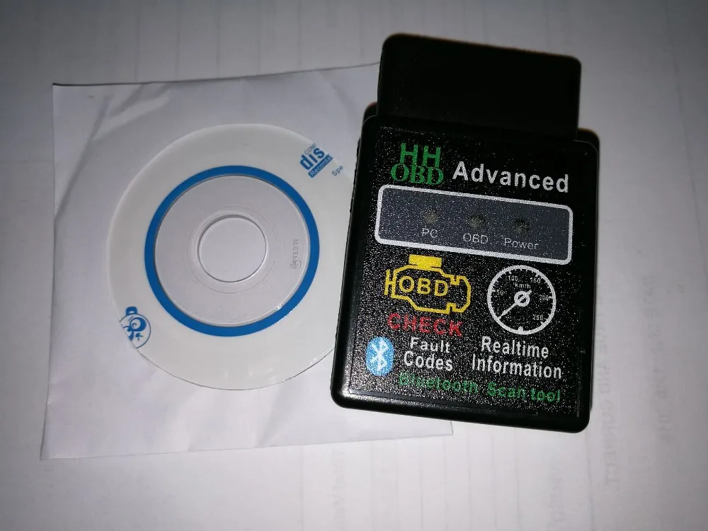 Mini ELM327 V2.1 Bluetooth HH OBD Advanced OBDII OBD2 ELM 327 Car ...