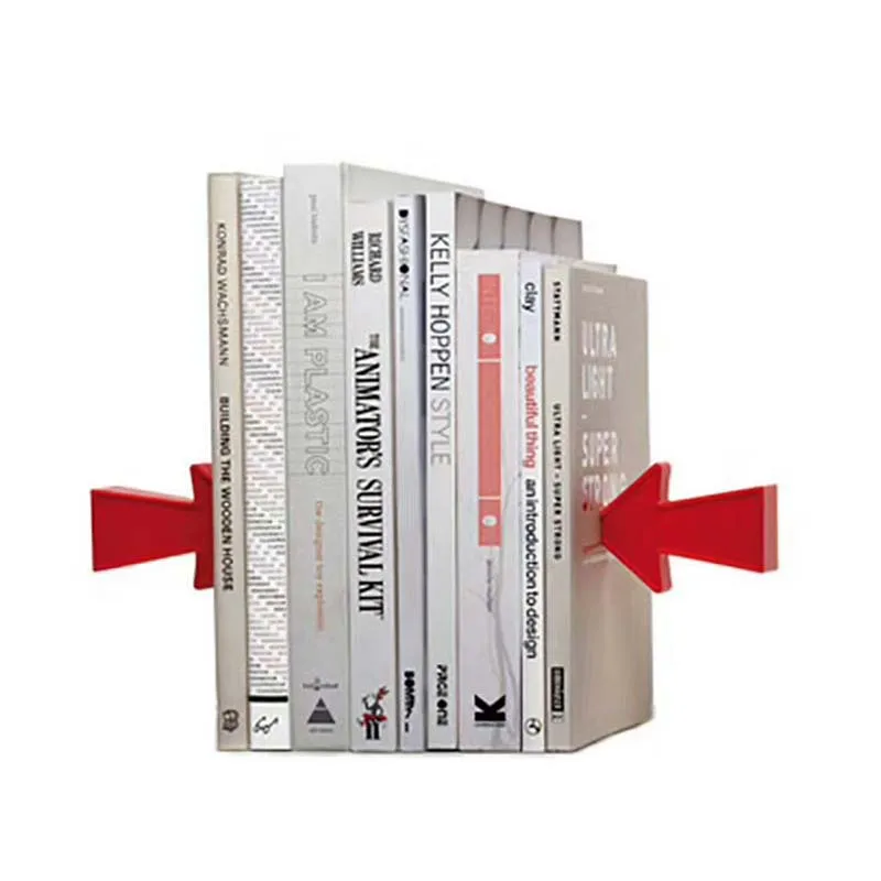 2 шт./компл. креативные Rew стрелы в форме металлические железные книгодержатели Поддержка Держатель магнитный стол подставки для книг