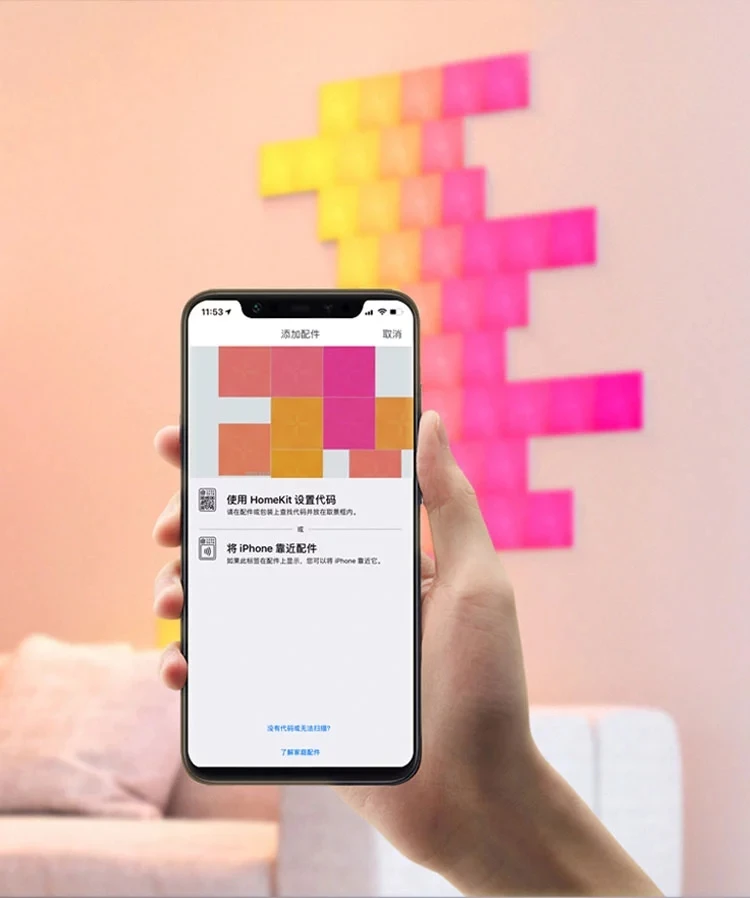 Nanoleaf полноцветный умный нечетный светильник панели работают с Mijia для Apple Homekit Google Home 9 шт./1 коробка