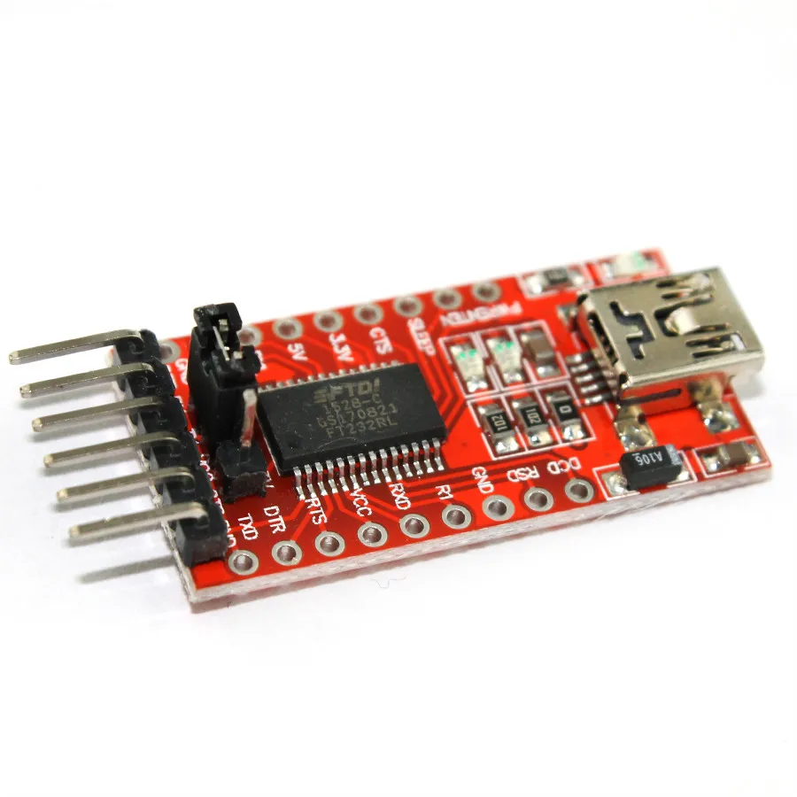 FT232RL FT232 FTDI USB к ttl 3,3 В 5,5 В Серийный адаптер модуля Скачать кабеля для Arduino Mini Порты и разъёмы