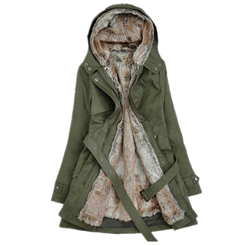 Promo  Women Winter Jacket Casual Ladies Basic Coat Jaqueta Feminina Jacket Warm Long Sleeve Women Parkas 