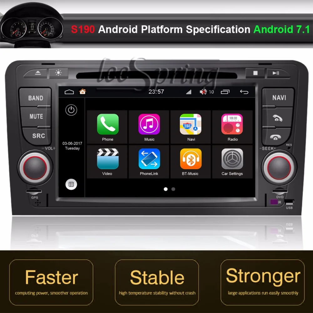 Discount Android 7.1 Car DVD GPS Player for Audi A3 0 Discount Android 7.1 Car DVD GPS Player for Audi A3 0