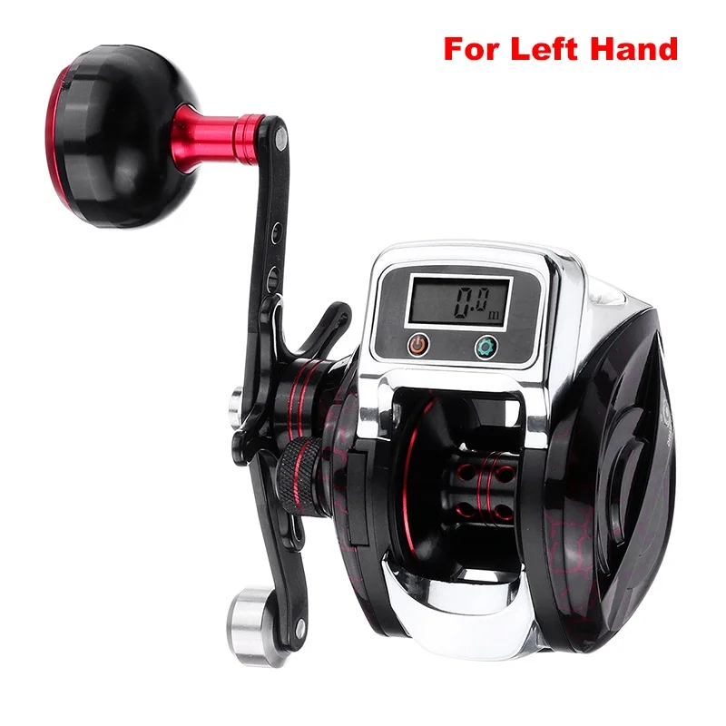 Digital Display 14+ 1 Bearings Waterproof 6.3:1 Left / Right Hand Baitcasting Fishing Reel High Speed Fishing Reel Brake System - Цвет: Left Hand