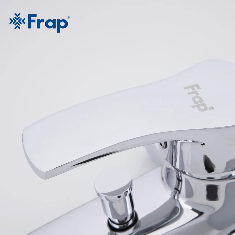 Frap 1 Set Modern Style Bathroom Faucet Cold and Hot Water Mixer Tap Single Handle F3070