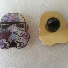 Заказная Печатающая игла s с эпоксидной смолой, брошь на булавке с принтом, Печатающая игла s