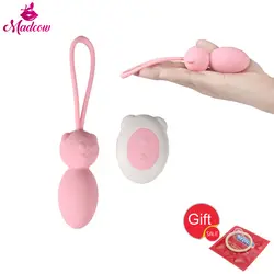 Madcow 2019 Мини-пуля, вибратор дистанционный телекоммуникационный беспроводной китайский вагины шарики клитора G-spot секс игрушки для киски