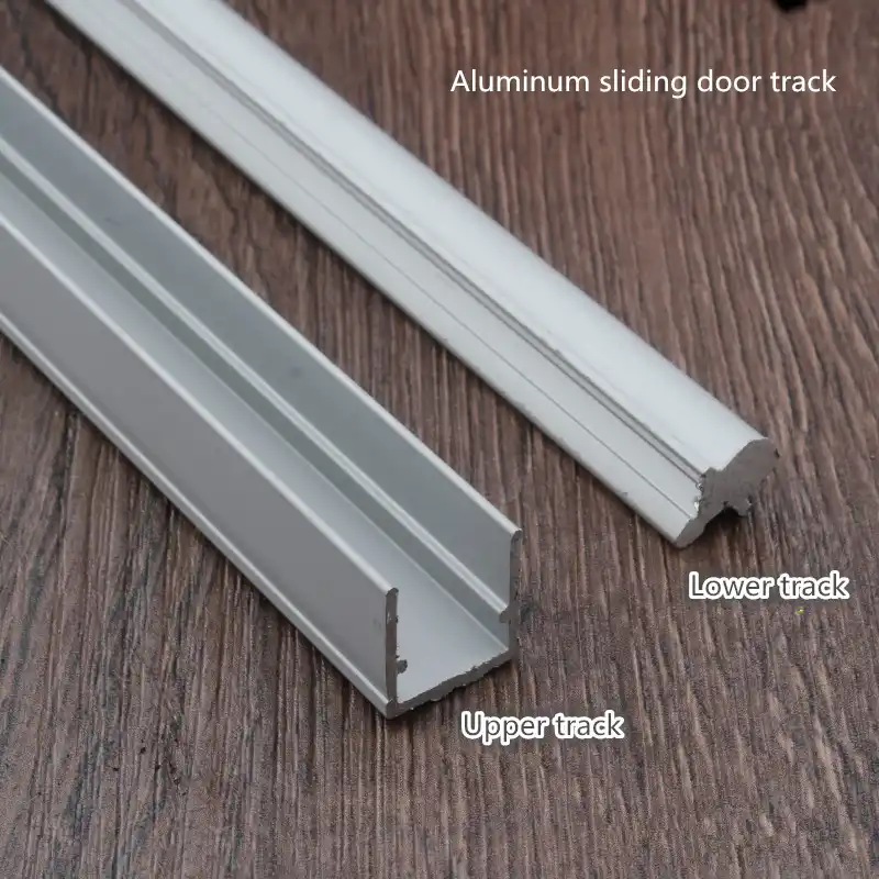 Free shipping slide door wardrobe door wheel track door sliding