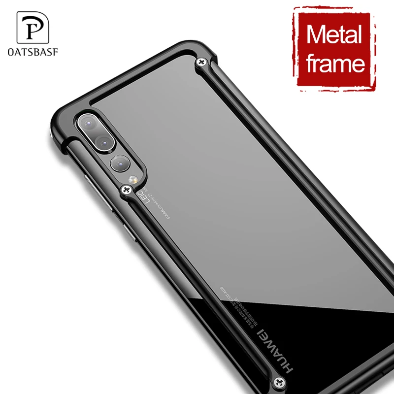 

Luxury Airbag Metal Protection Case For Huawei P20 Case lite Personality Shell for Huawei P20 Pro case Slim Metal Bumper cover
