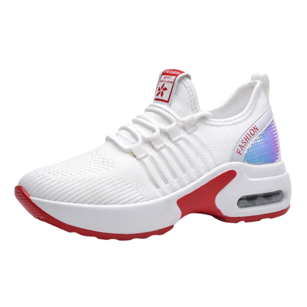 

modis Women's white sneakers summer shoes tenis feminino Sports Shoes Trend Wild Cushion Mesh Casual Light White running shoes