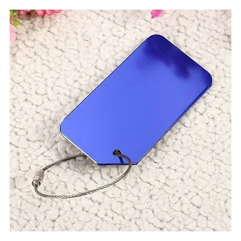 

COSW 2X Hot 4pcs Aluminium Metal Travel Luggage Baggage Suitcase Address Tags Label Holder