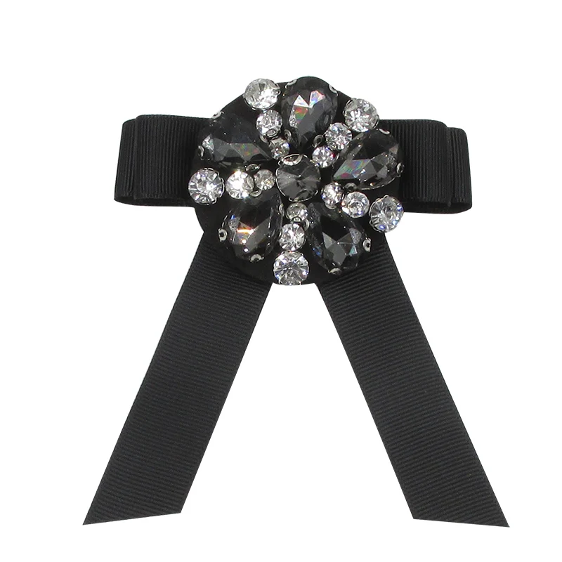 Fabric Bow Brooches for Women Necktie Style Brooch Pin Wedding Dress ...