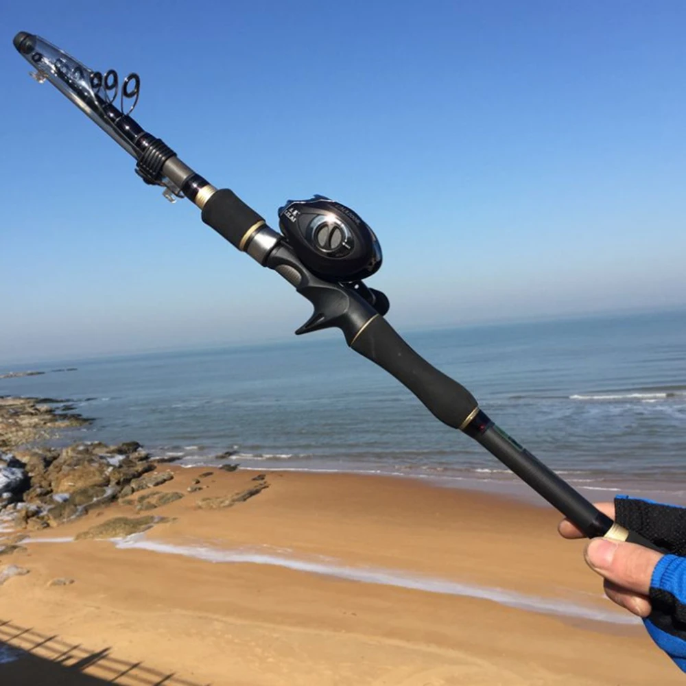 Hot Sale! Gun handle carbon Lure Fishing Rod 1.7M 2.0M, 2.3M, 2.6M, 2