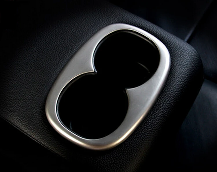 

Car stainless steel rear seat cup holder decoration trim for MITSUBISHI Outlander 2013-2016/ASX 2011-2016