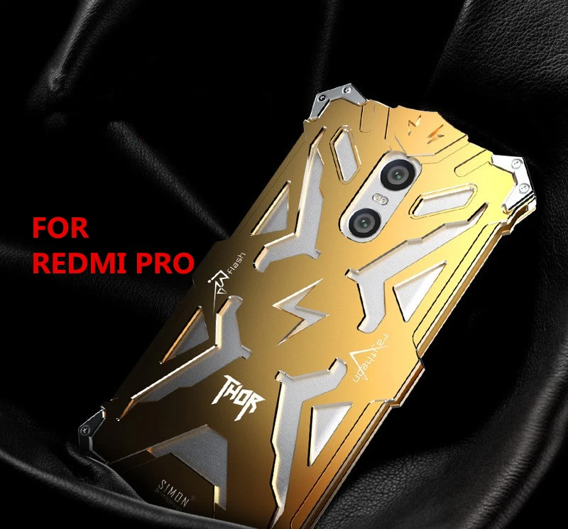 Алюминиевый сплав металлический корпус для Redmi Pro iron body Armour защиты рок Xiaomi Чехол |