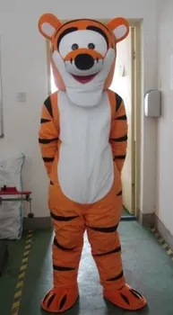 

Tiger Mascot Costumes Cartoon Appearl Halloween Birthday Cosplay Adult Size