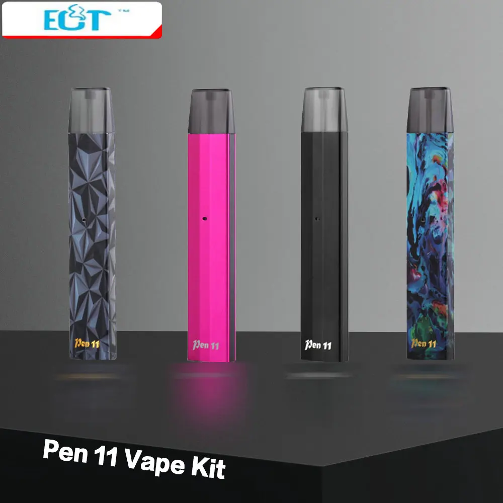 Vape Pod Pen 11 kit 2ml atomizer pod 350mah battery Ceramic Coil Vaporizer font b electronic