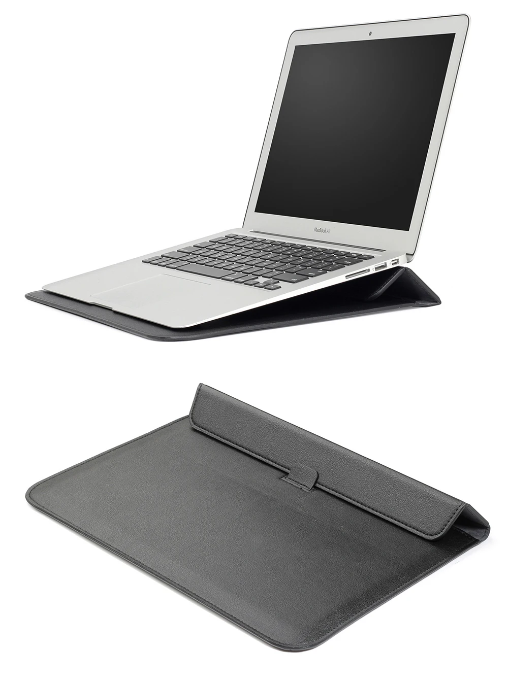 For macbook pro 13 sleeve Solid PU envelope leather laptop sleeve,for macbook pro 13 sleeve 2017 Air retina 11 13 15 A1706 A1707 (18)