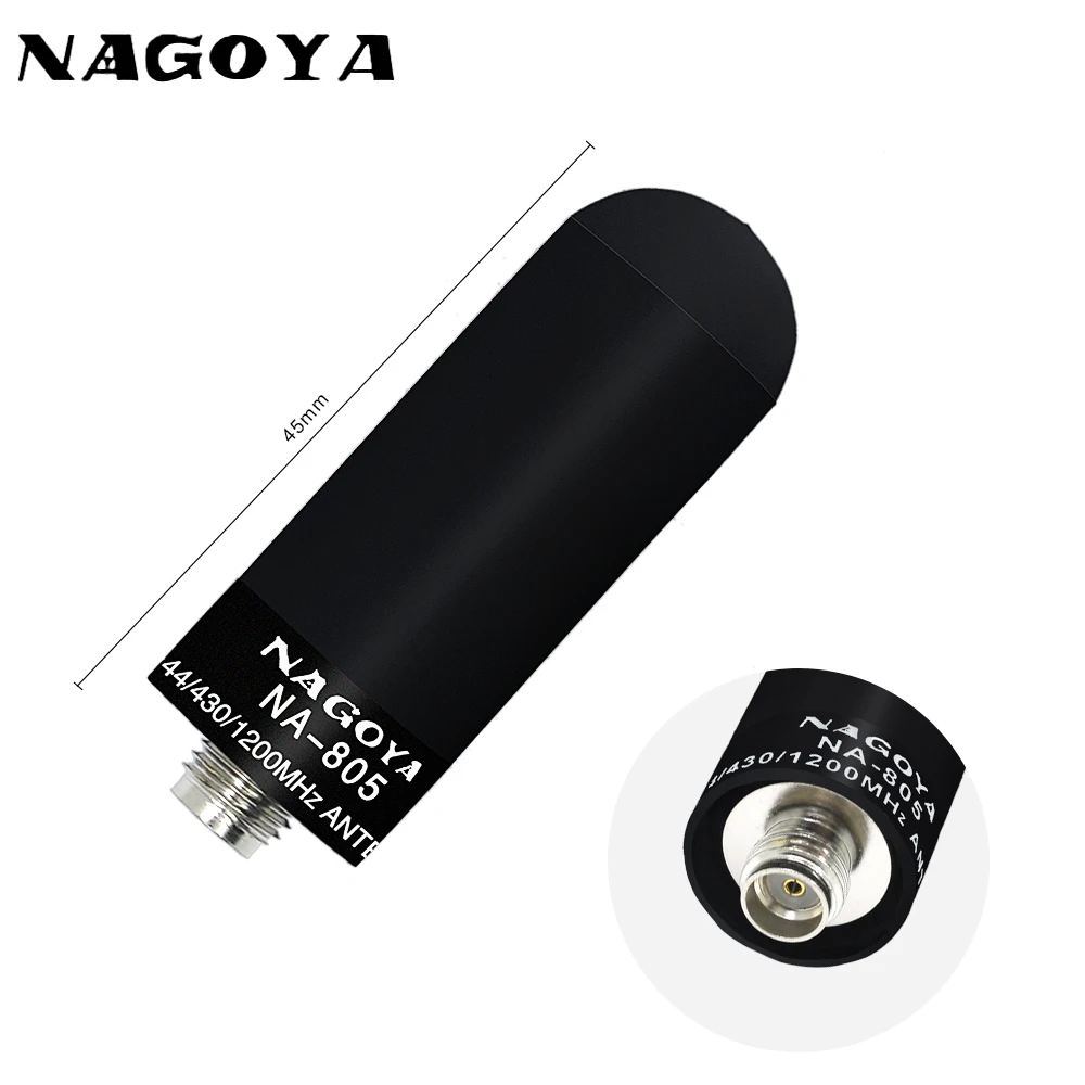 NAGOYA NA 805 SMA F Женская VHF UHF 144/430/1200 МГц двухдиапазонная антенна рация двухсторонняя