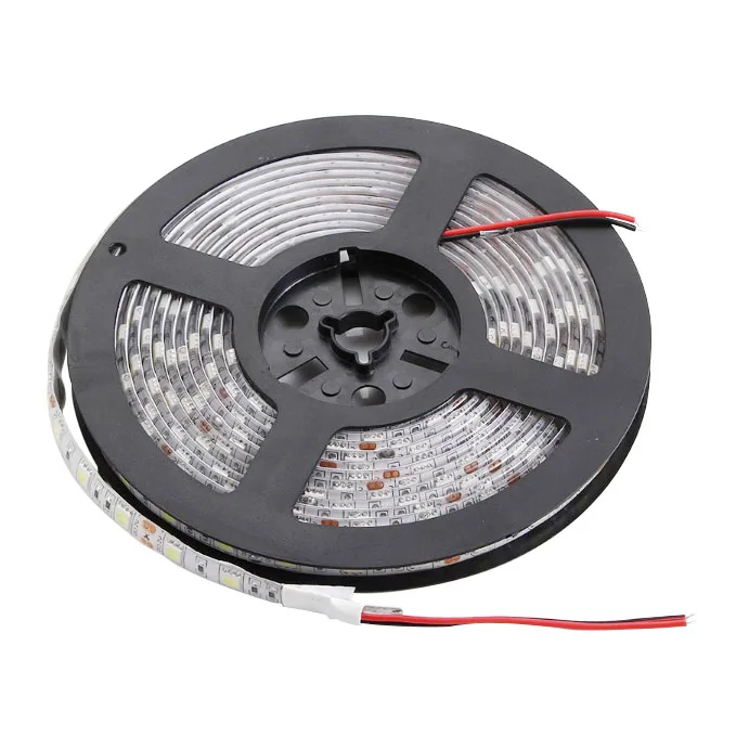 Светодиодные ленты DC12V SMD5050 60 светодио дный s/m 5 м/roll Кристалл Смола Водонепроницаемый ленты светодио дный свет ленты RGB 5050 Светодиодные