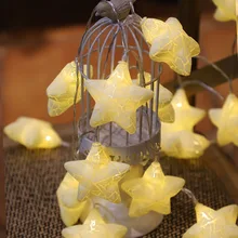 

LED lights, cute expressions star lights, girl room warm and romantic decoration string lights, Valentine's Day gift