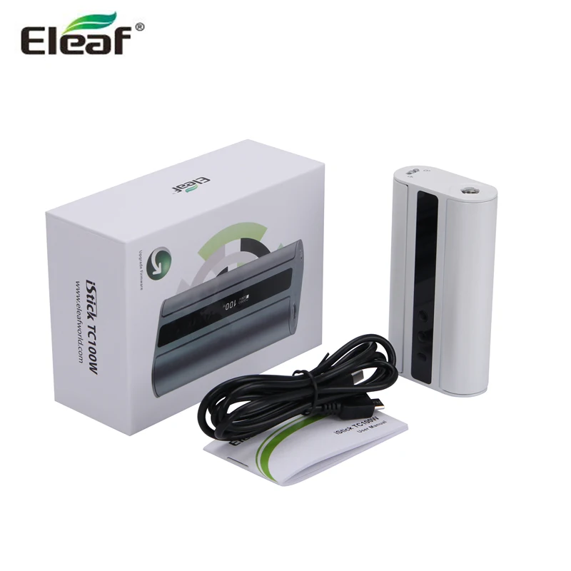 Original Eleaf iStick TC 100W Firmware Upgradeable Box Mod with VW Bypass TC Modes iStick TC100W