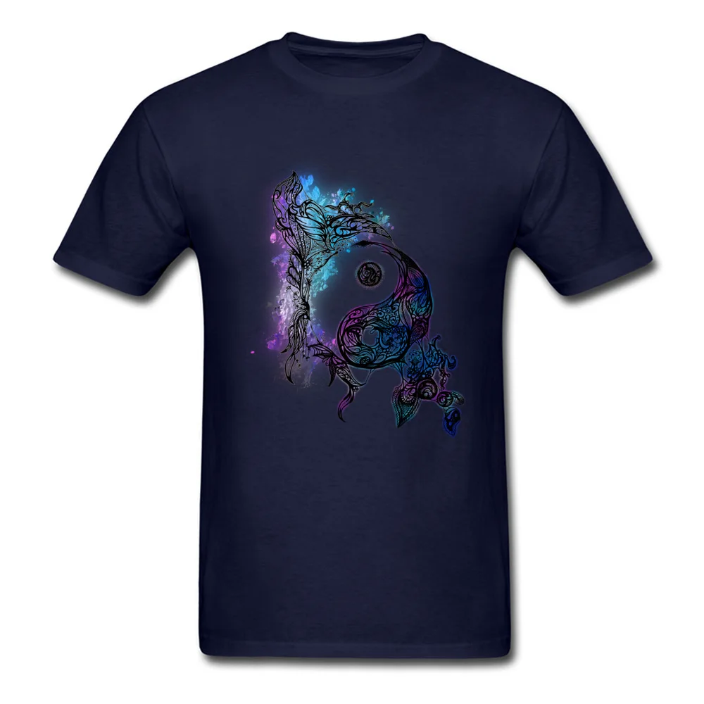 Zen Doodle Yin Yang Magenta Tops T Shirt Labor Day Round Collar Pure Cotton Boy T Shirt Classic Top T-shirts 2018 New Fashion Zen Doodle Yin Yang Magenta navy