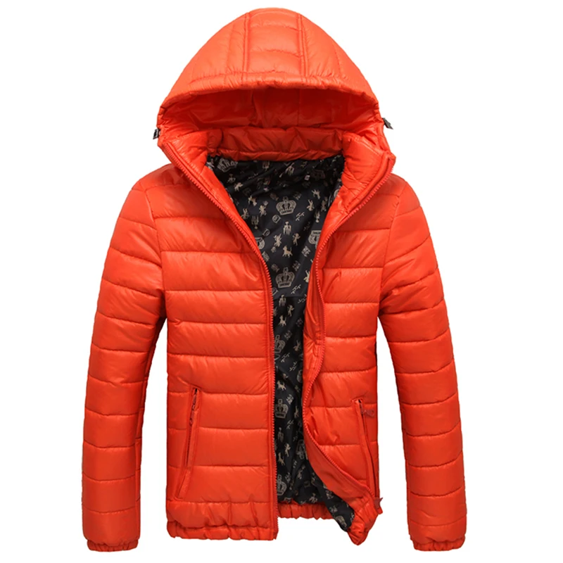 Orange color winter jacket Clearance