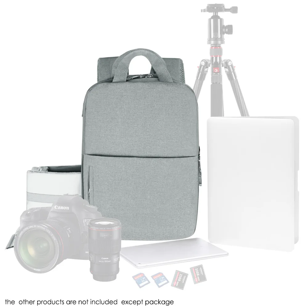 Neewer ударопрочный рюкзак для DSLR камеры, 11x5x15 дюймов, городской стиль, для отдыха, водонепроницаемая сумка на плечо для Nikon