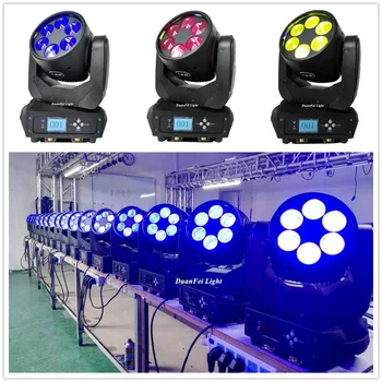 

2 pieces 6x25w led beam moving head color wheel high power lyre beam moving head dmx512