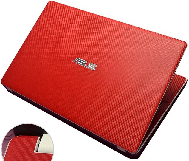 Специальный Ноутбук углеродного волокна виниловая кожа Наклейки Обложка для MSI GL63 15,6" - Цвет: Red Carbon fiber