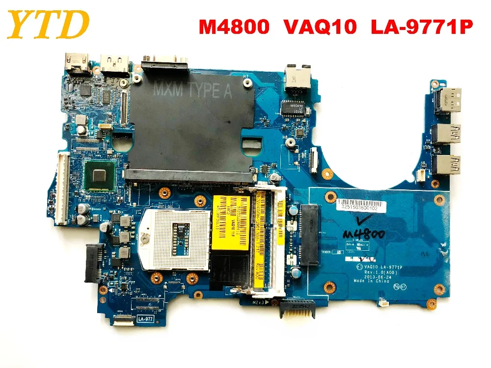 discounted Original for DELL M4800 laptop motherboard M4800 VAQ10 LA-9771P tested good free shipping