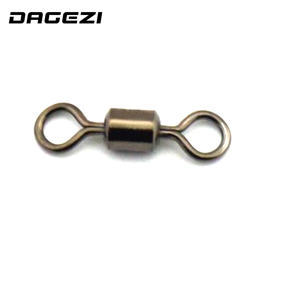 DAGEZI 100 шт./лот американское поворотное кольцо 8 рыболовных снастей