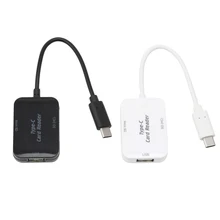 USB-C type C к USB 2,0 концентратор SD TF считыватель карт памяти OTG адаптер для телефона ПК Прямая поставка поддержка