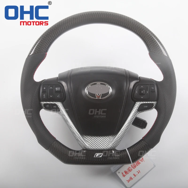 100% Genuine Carbon Fiber Steering Wheel for Toyota Highlander Sienna Harrier | Автомобили и мотоциклы