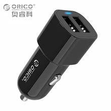 ORICO 3.4A Dual Port USB Car Charger Mini Universal Fast Smart Car-Charger For Apple iPhone 7 LG Samsung Xiaomi &More Phone PC