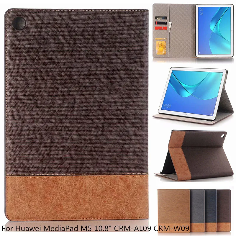 Smart из искусственной кожи чехол для huawei MediaPad M5 10 pro планшетный защитный чехол для huawei MediaPad M5 10,8 "CRM-AL09 CRM-W09