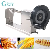 Twisted Spiral Potato Cutter Manual Potato Slicer Multifunction Vegetable Cutting Machine Tool Stainless Steel Blade Twisted Spiral Potato Cutter Manual Potato Slicer Multifunction Vegetable Cutting Machine Tool Stainless Steel Blade