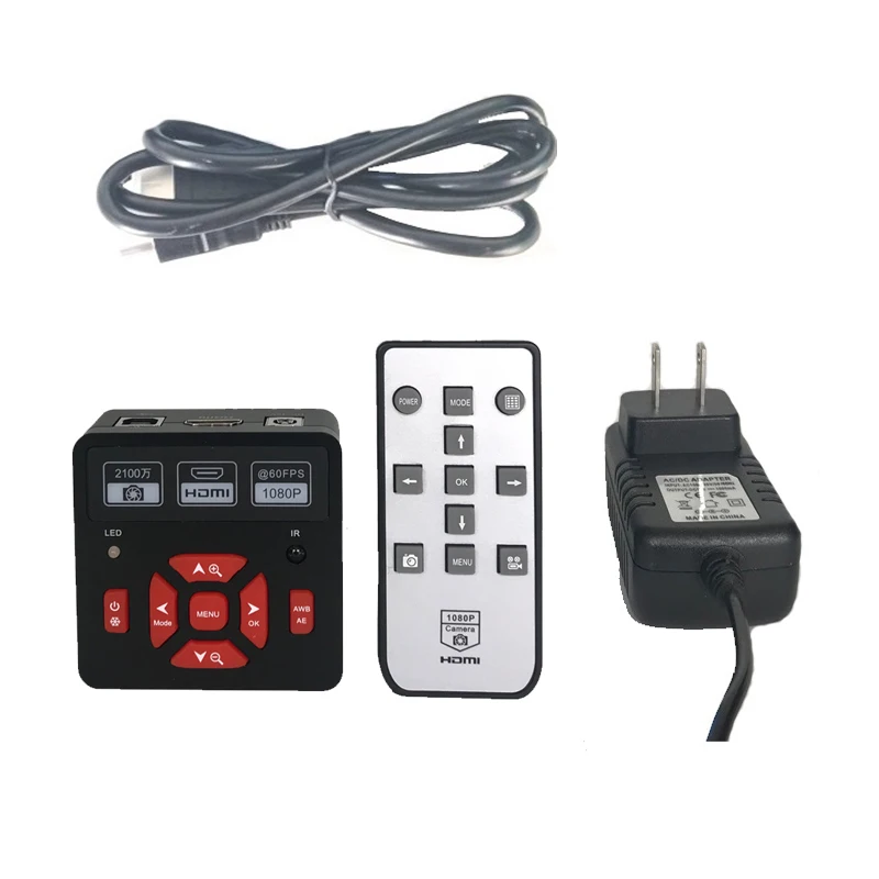 1080P 21MP HD HDMI USB ИК пульт дистанционного управления цифровой микроскоп камера набор