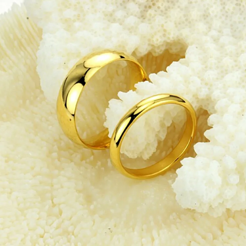 glossy gold color titanium jewelry couple wedding rings his and hers promise ring sets wedding gift price for 1 piece in rings from jewelry accessories on - Couple Wedding Rings glossy gold color titanium jewelry couple wedding rings his and hers promise ring sets wedding gift price for 1 piece in rings from jewelry accessories on - Couple Wedding Rings