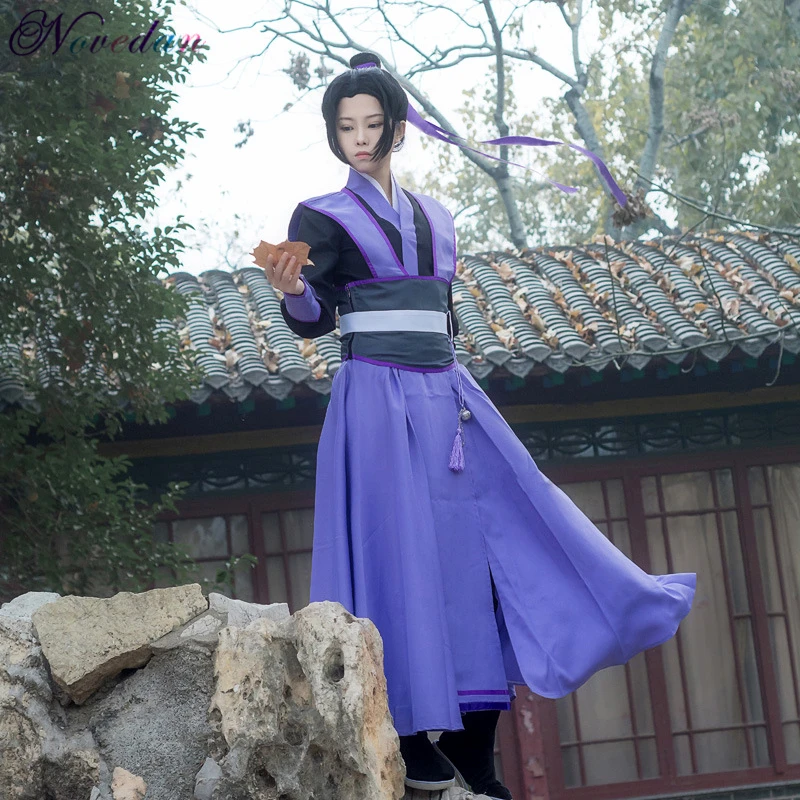 Аниме Dao Mo To Shi Косплей Wei Wuxian Jiang Cheng костюм Grandmaster of Demonic культивирование Mo Dao Zu Shi Косплей Костюм мужской