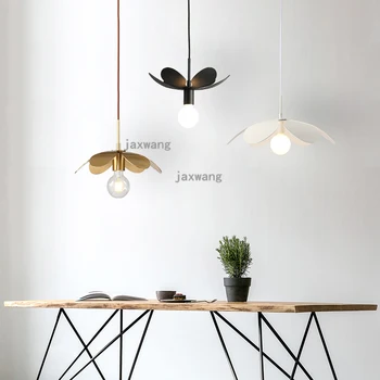 

Nordic Brass LED Pendant Lights Restaurant Bedroom Bedside Lustre Suspension Creative Cafe Living Room Reading Loft De Hanglamp