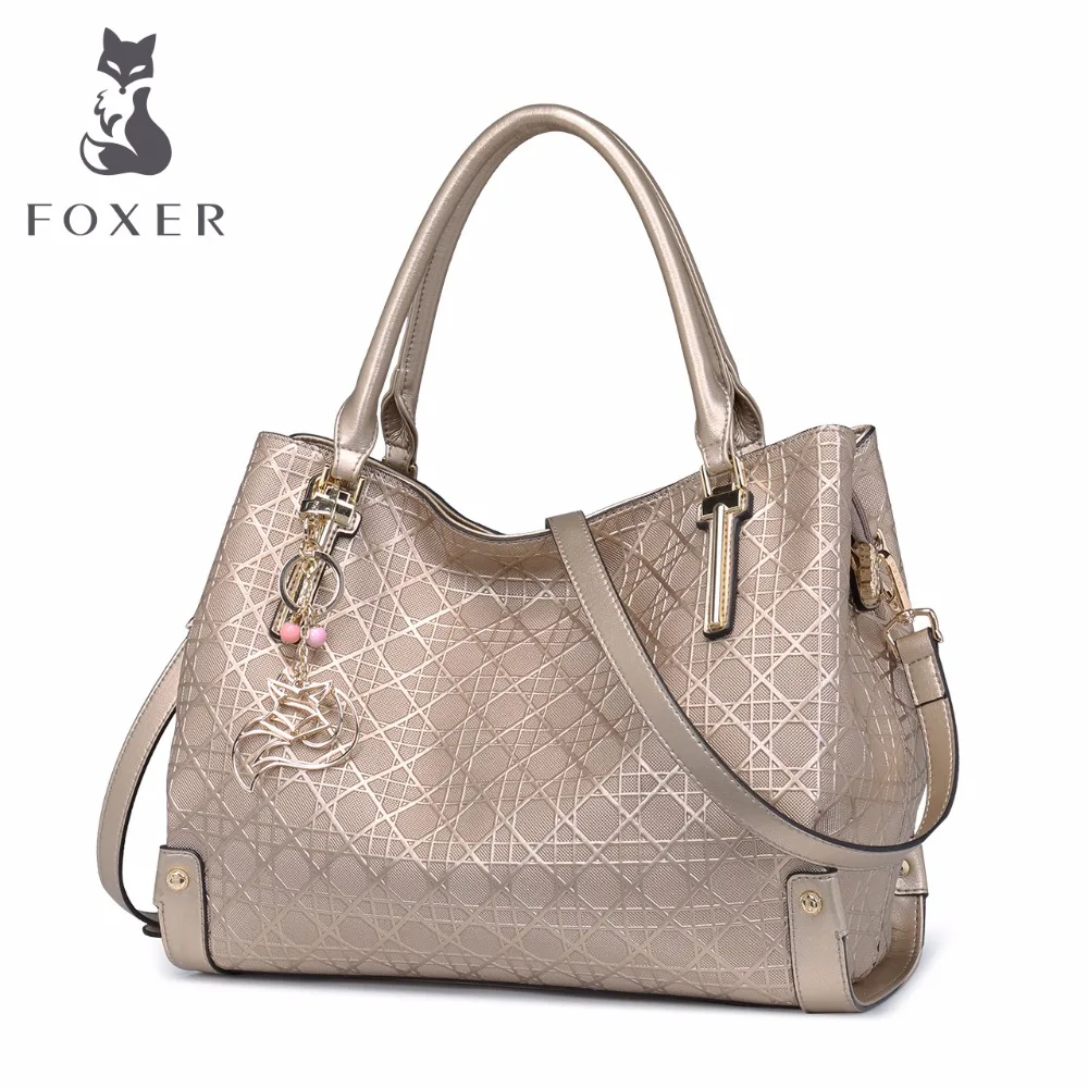 FOXER luxury handbag women leather bags crossbody for women shoulder ...